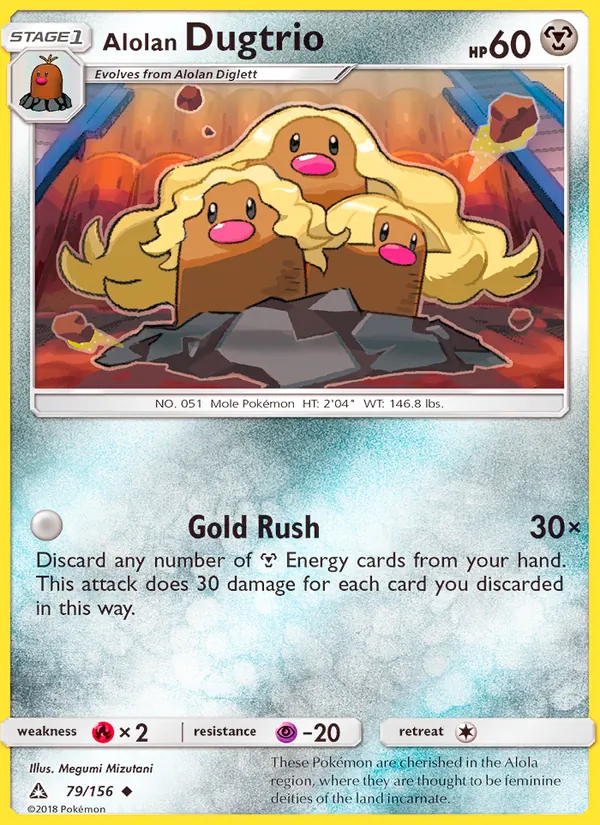 Alolan Dugtrio #79/156