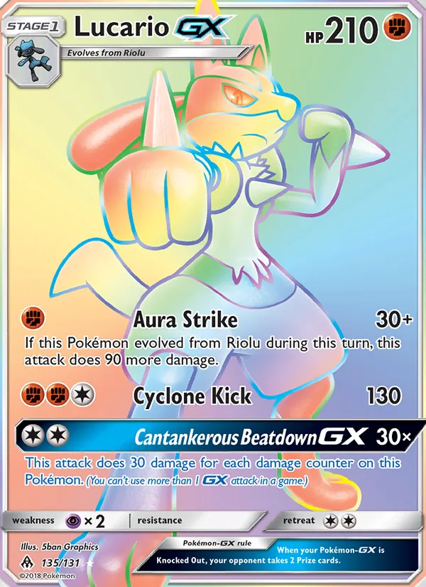 Lucario GX #135/131