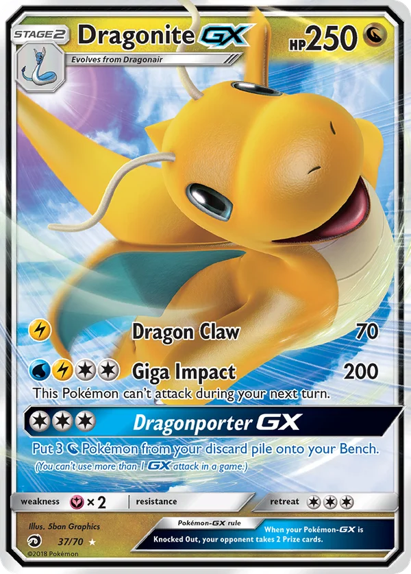 Dragonite GX #37/70