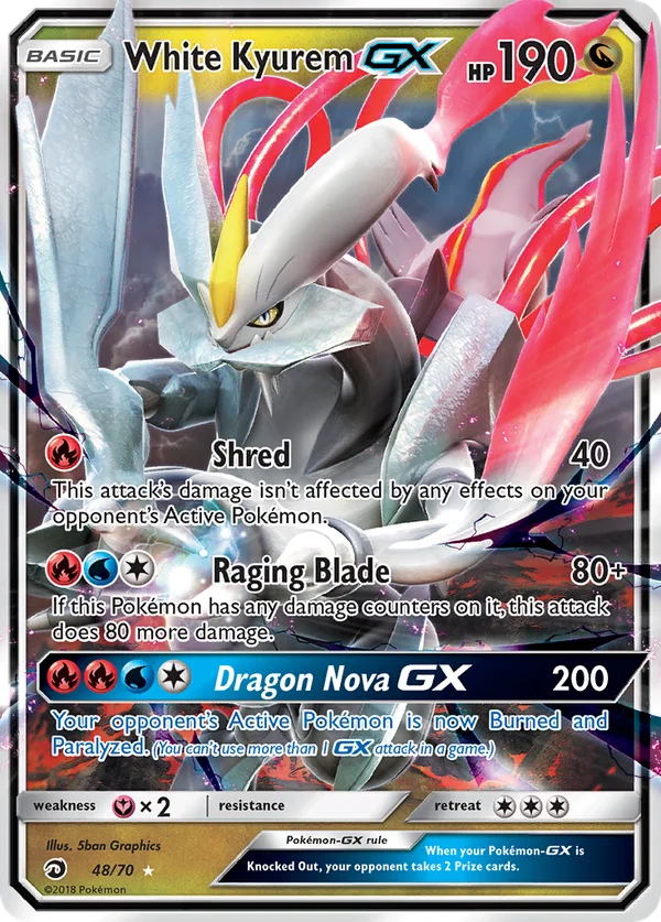 White Kyurem GX #48/70
