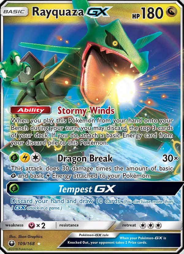 Rayquaza GX #109/168