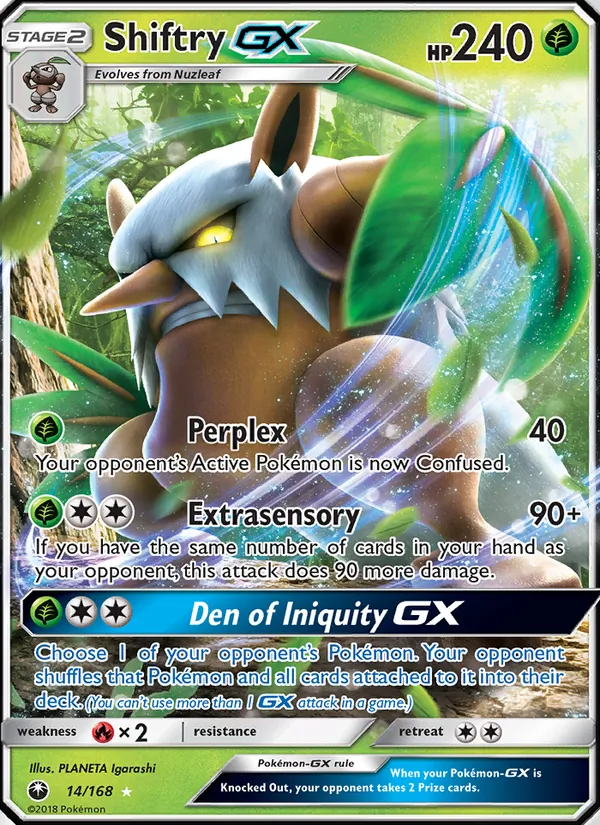 Shiftry GX #14/168