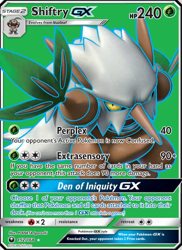 Shiftry GX #152/168