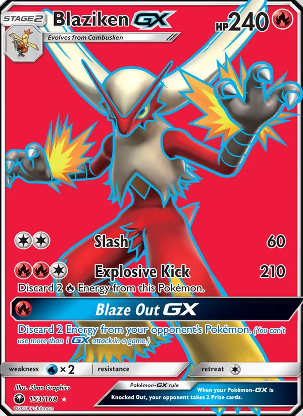 Blaziken GX #153/168