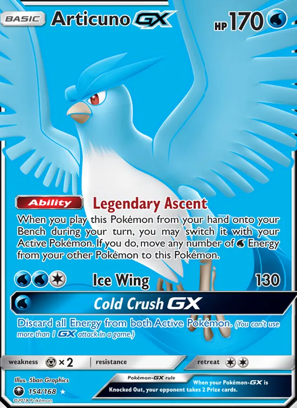 Articuno GX #154/168