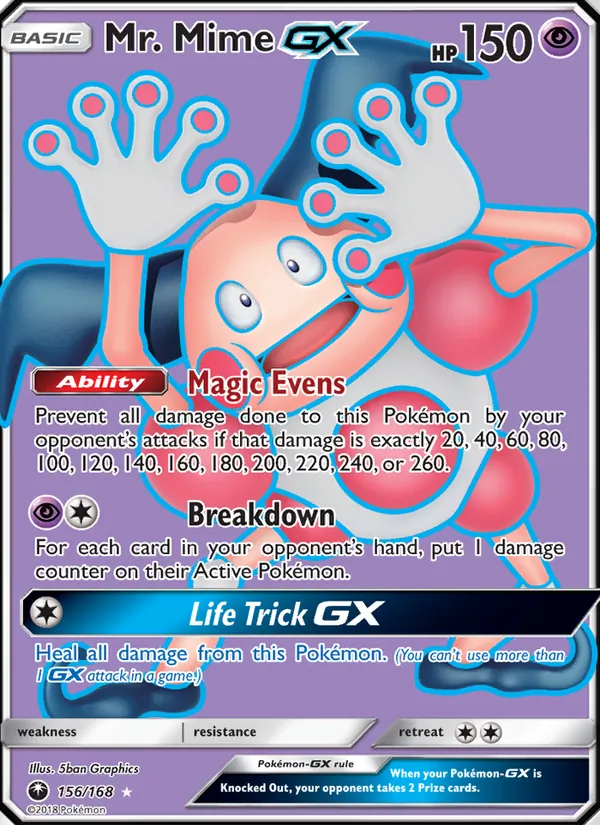 Mr. Mime GX #156/168
