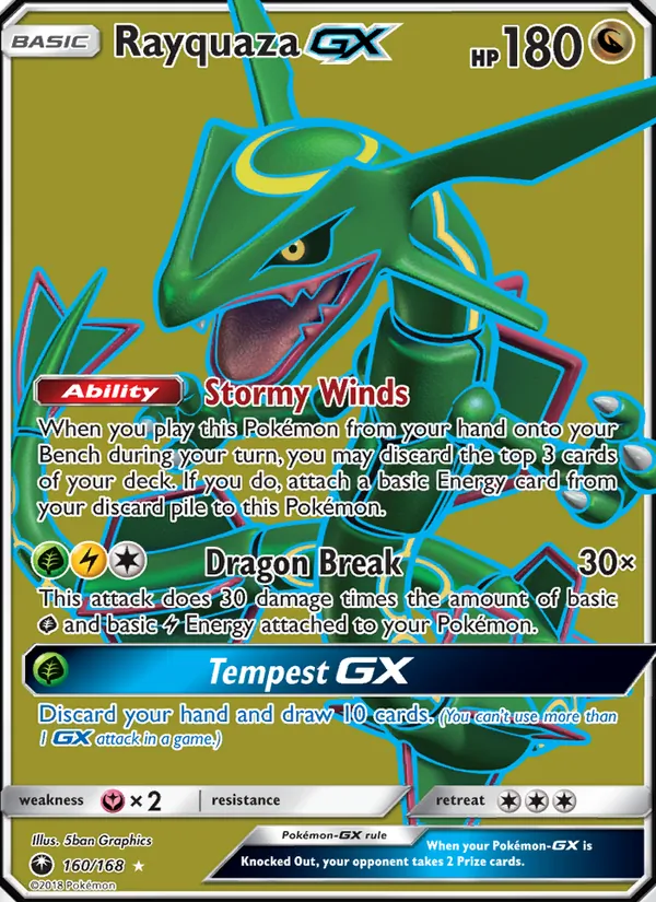 Rayquaza GX #160/168