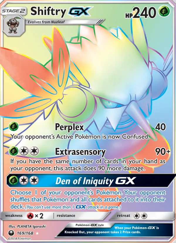 Shiftry GX #169/168