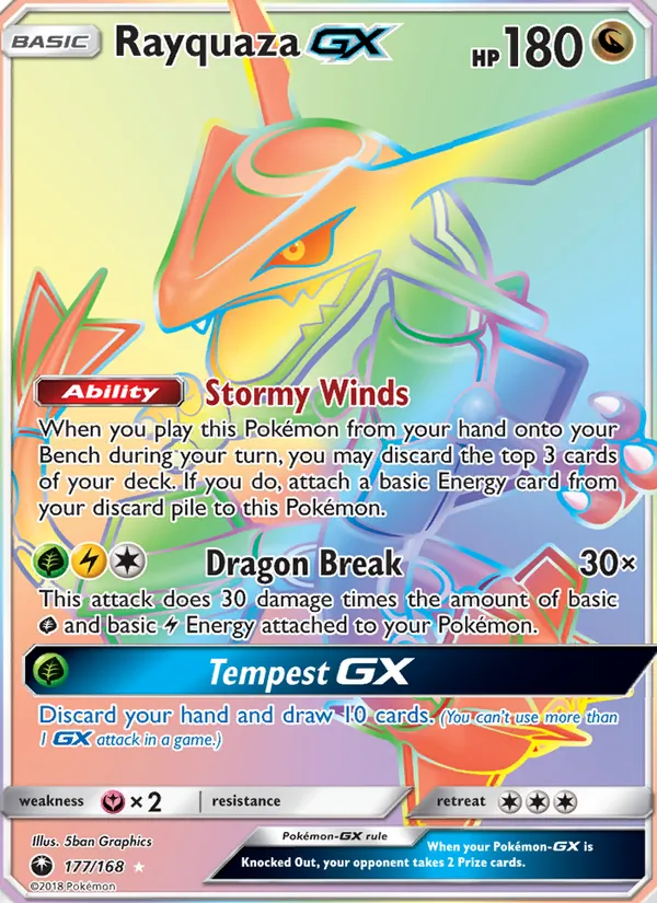 Rayquaza GX #177/168