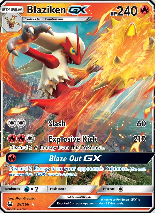 Blaziken GX #28/168