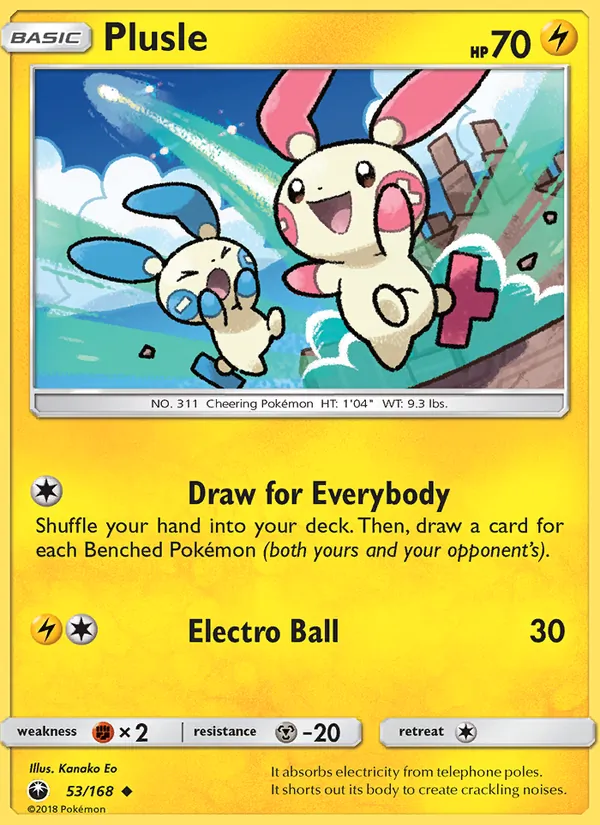 Plusle #53/168