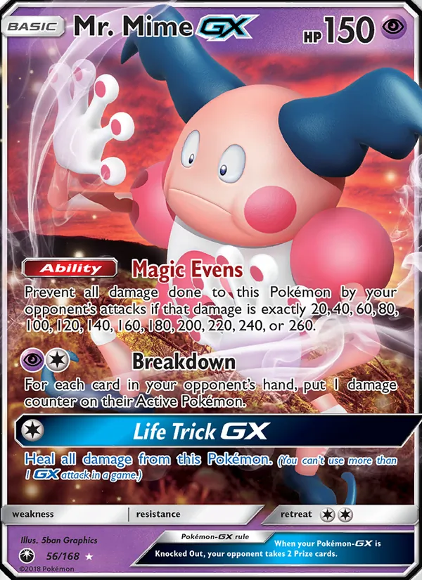 Mr. Mime GX #56/168