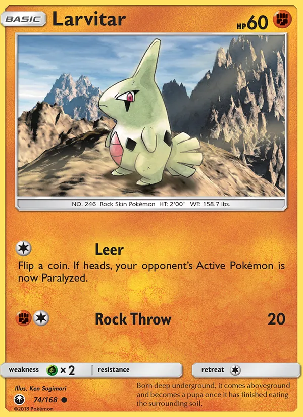 Larvitar #74/168