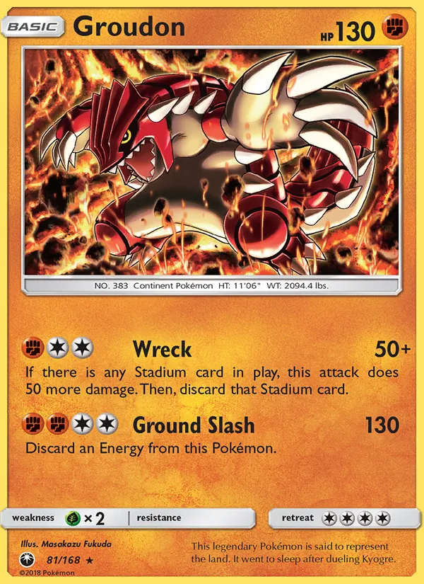 Groudon #81/168