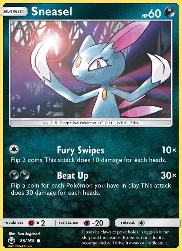 Sneasel #86/168
