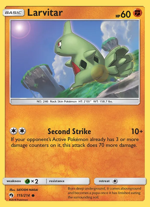Larvitar #115/214