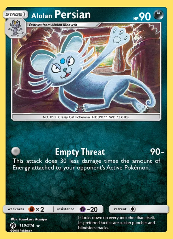 Alolan Persian #119/214