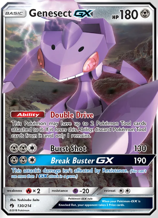Genesect GX #130/214