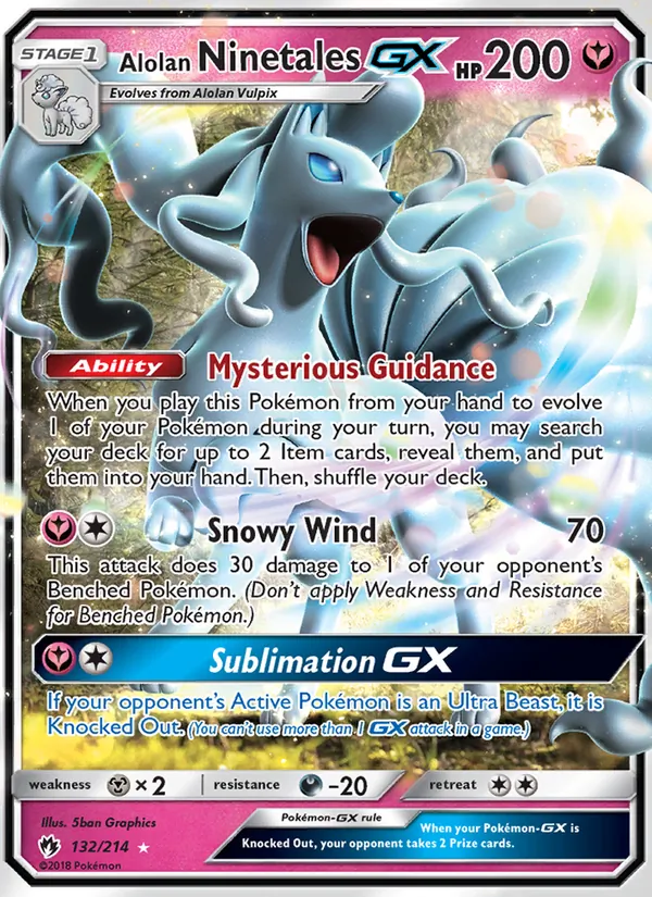 Alolan Ninetales GX #132/214