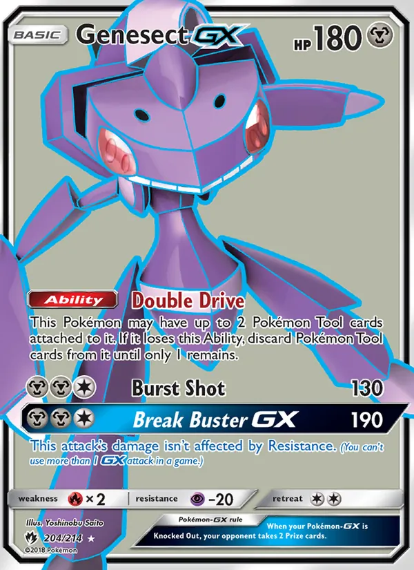 Genesect GX #204/214