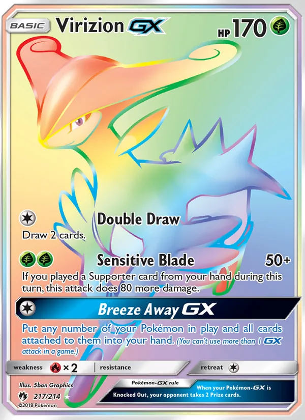 Virizion GX #217/214