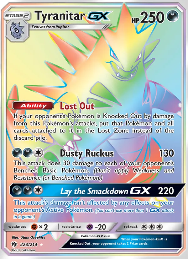 Tyranitar GX #223/214
