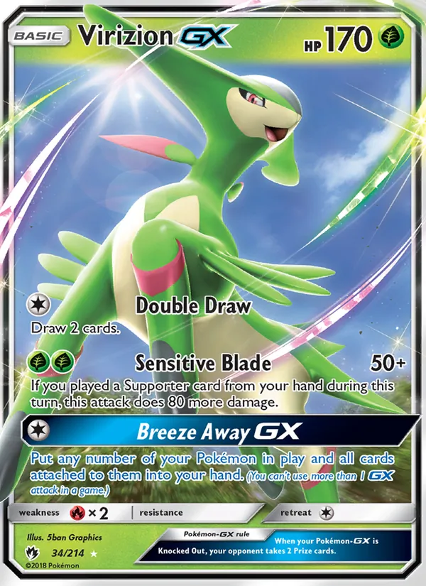Virizion GX #34/214