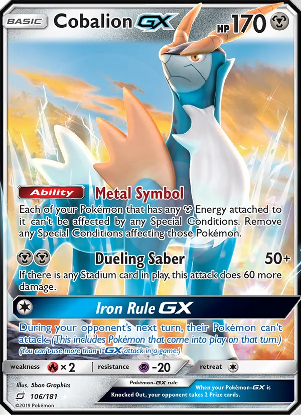 Cobalion GX #106/181
