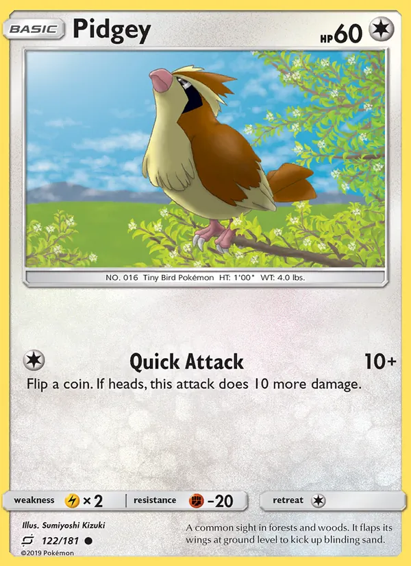 Pidgey #122/181