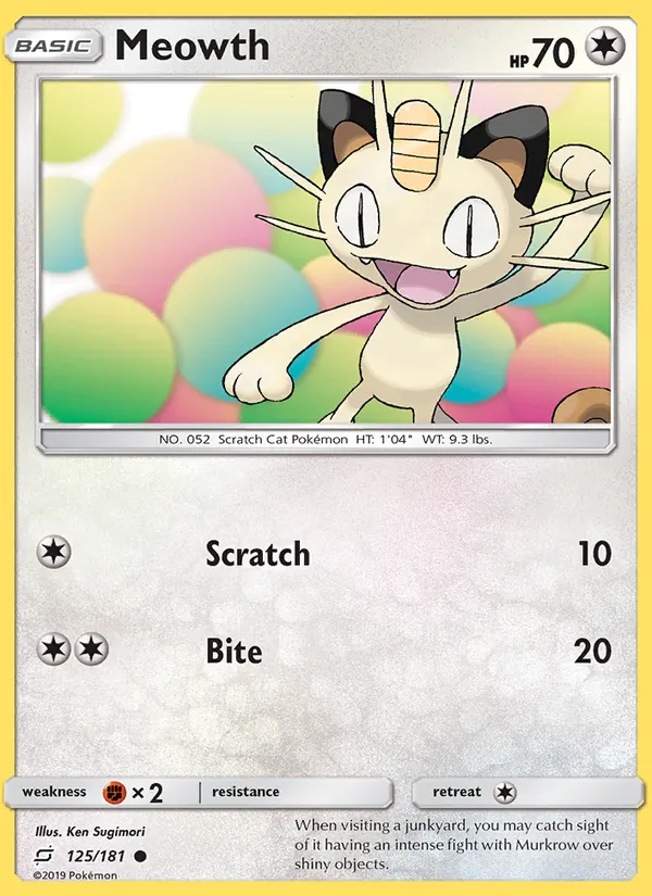 Meowth #125/181