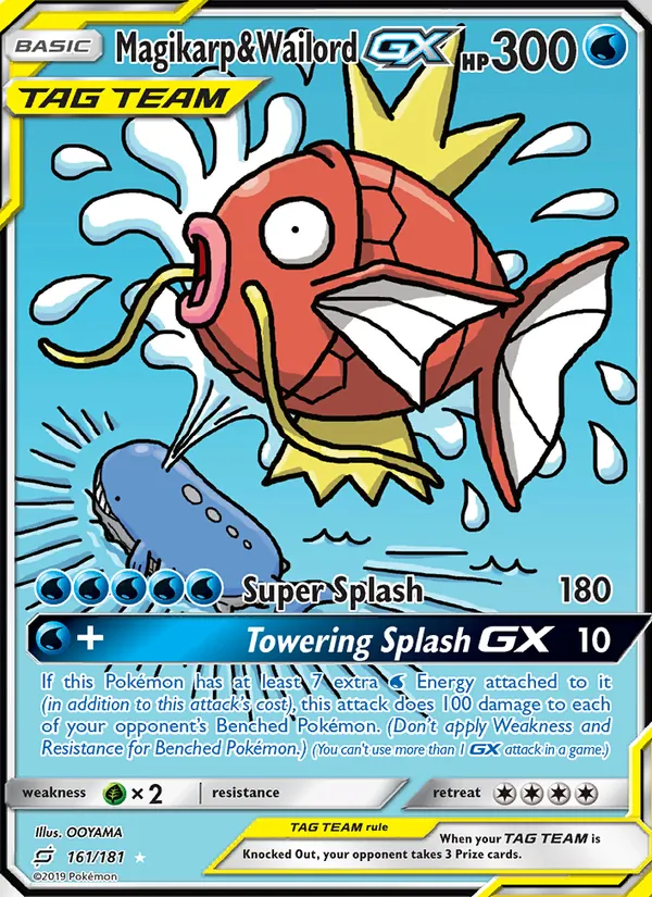Magikarp & Wailord GX #161/181