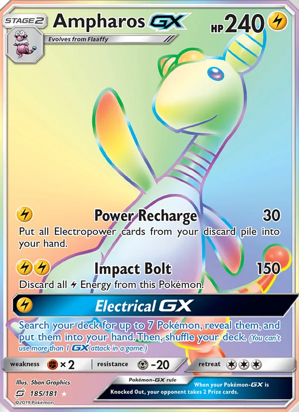Ampharos GX #185/181