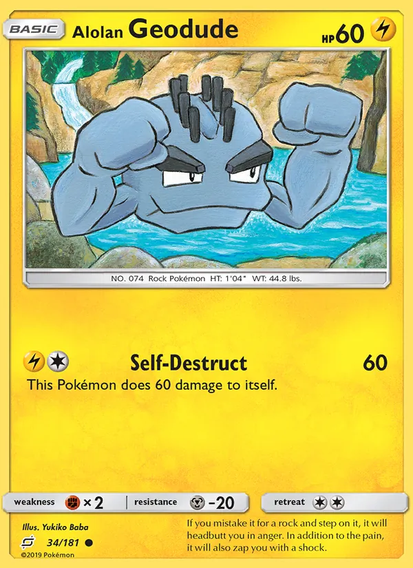 Alolan Geodude #34/181