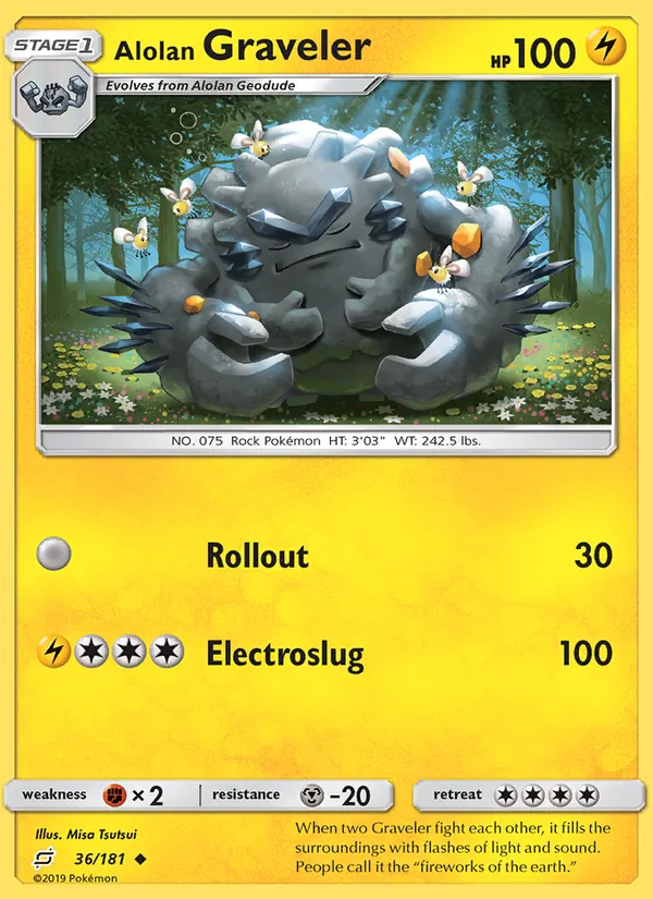 Alolan Graveler #36/181