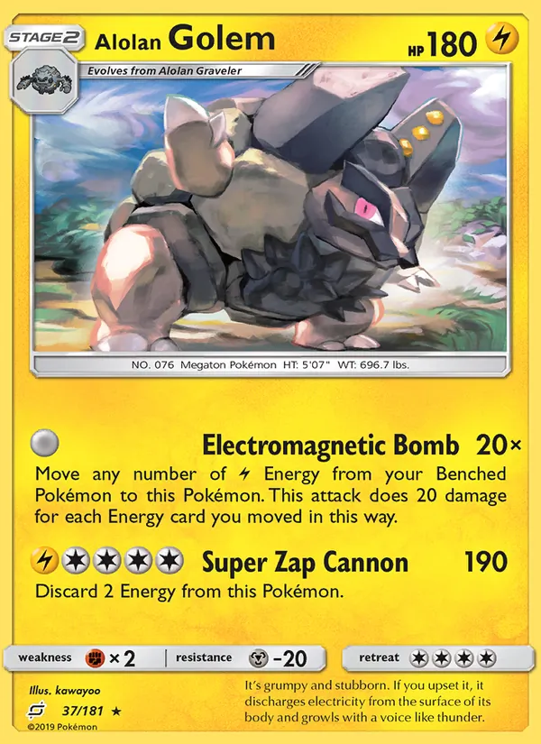 Alolan Golem #37/181