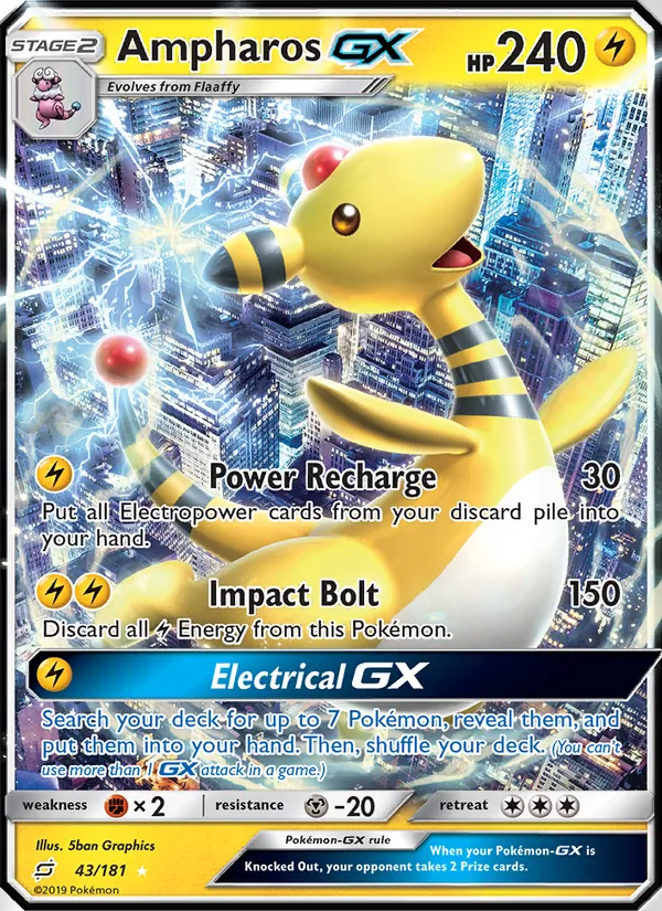 Ampharos GX #43/181