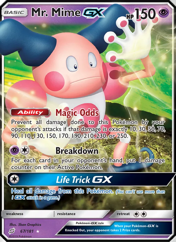 Mr. Mime GX #67/181
