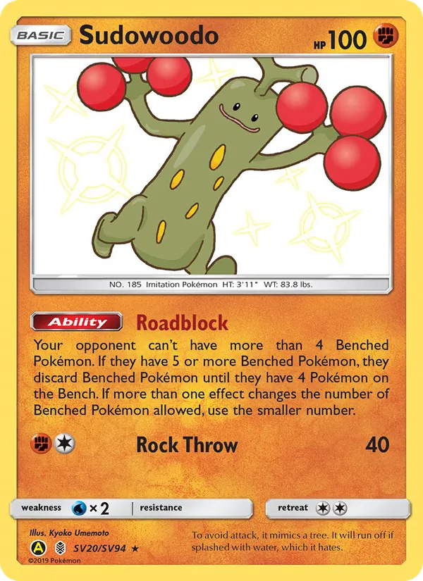 Sudowoodo #SV20/94