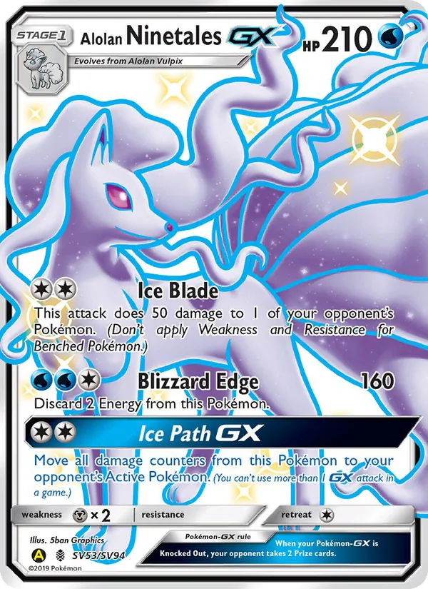 Alolan Ninetales-GX #SV53/94