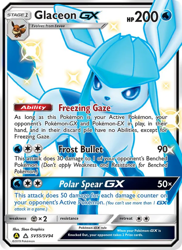 Glaceon-GX #SV55/94