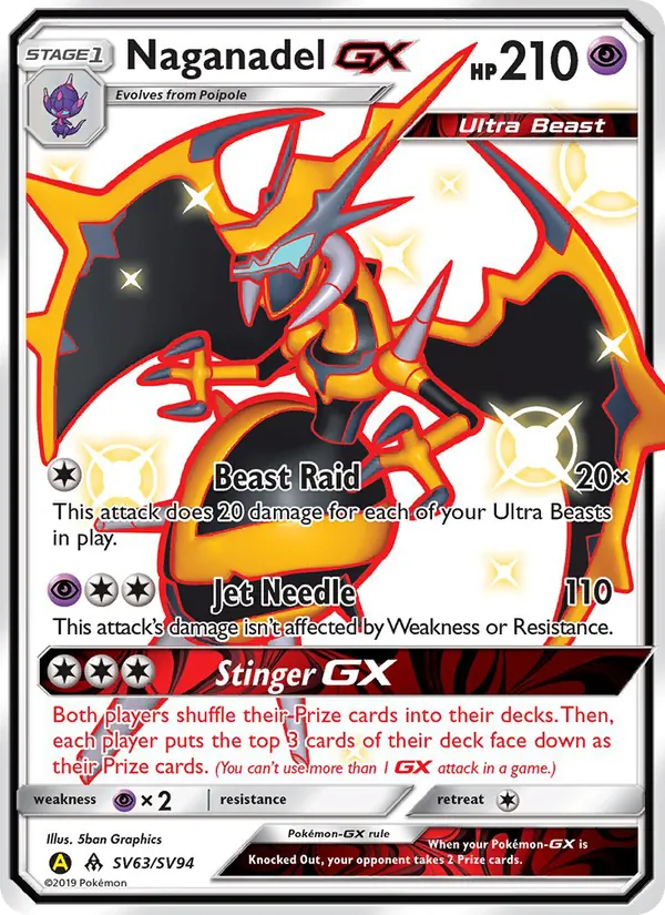 Naganadel-GX #SV63/94