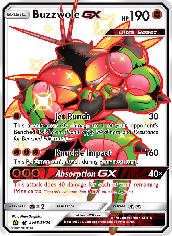 Buzzwole-GX #SV68/94