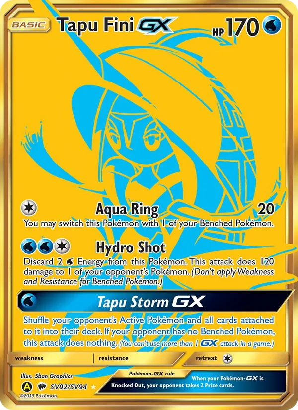 Tapu Fini-GX #SV92/94