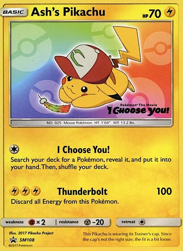 Ash's Pikachu #SM108/248