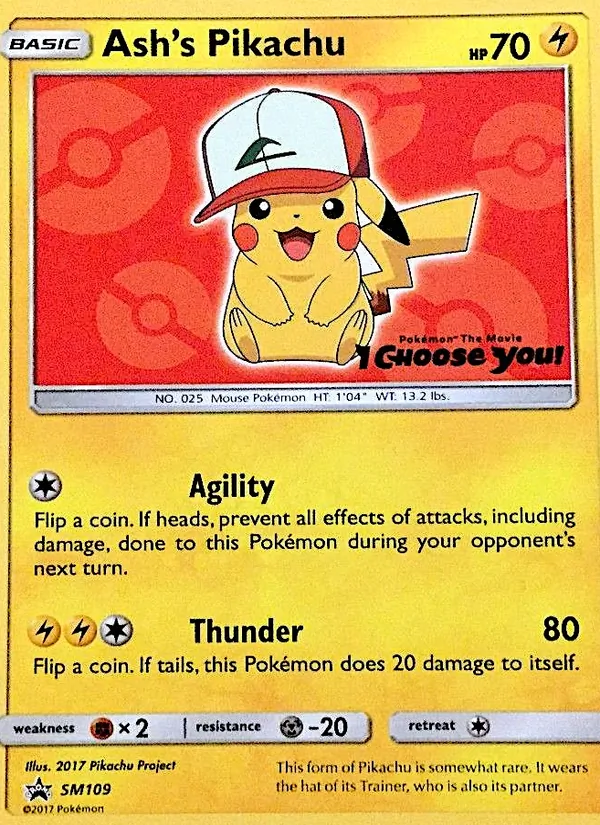 Ash's Pikachu #SM109/248