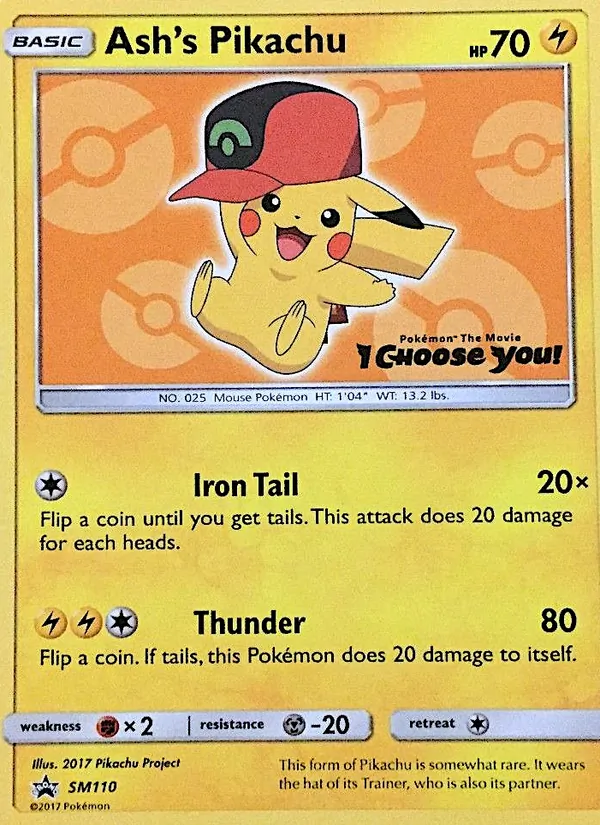 Ash's Pikachu #SM110/248