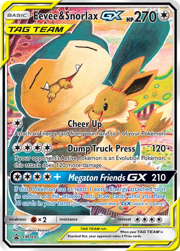 Eevee & Snorlax GX #SM169/248
