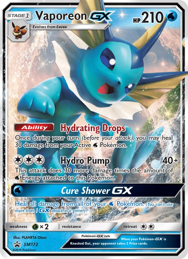Vaporeon GX #SM172/248