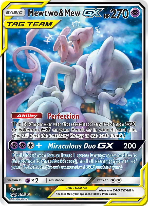 Mewtwo & Mew GX #SM191/248