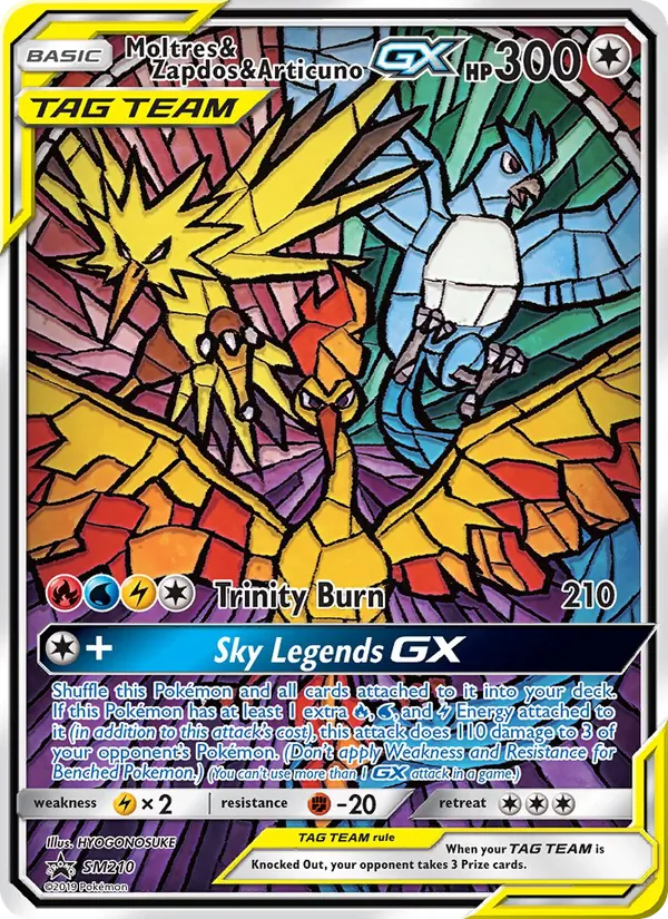 Moltres & Zapdos & Articuno GX #SM210/248